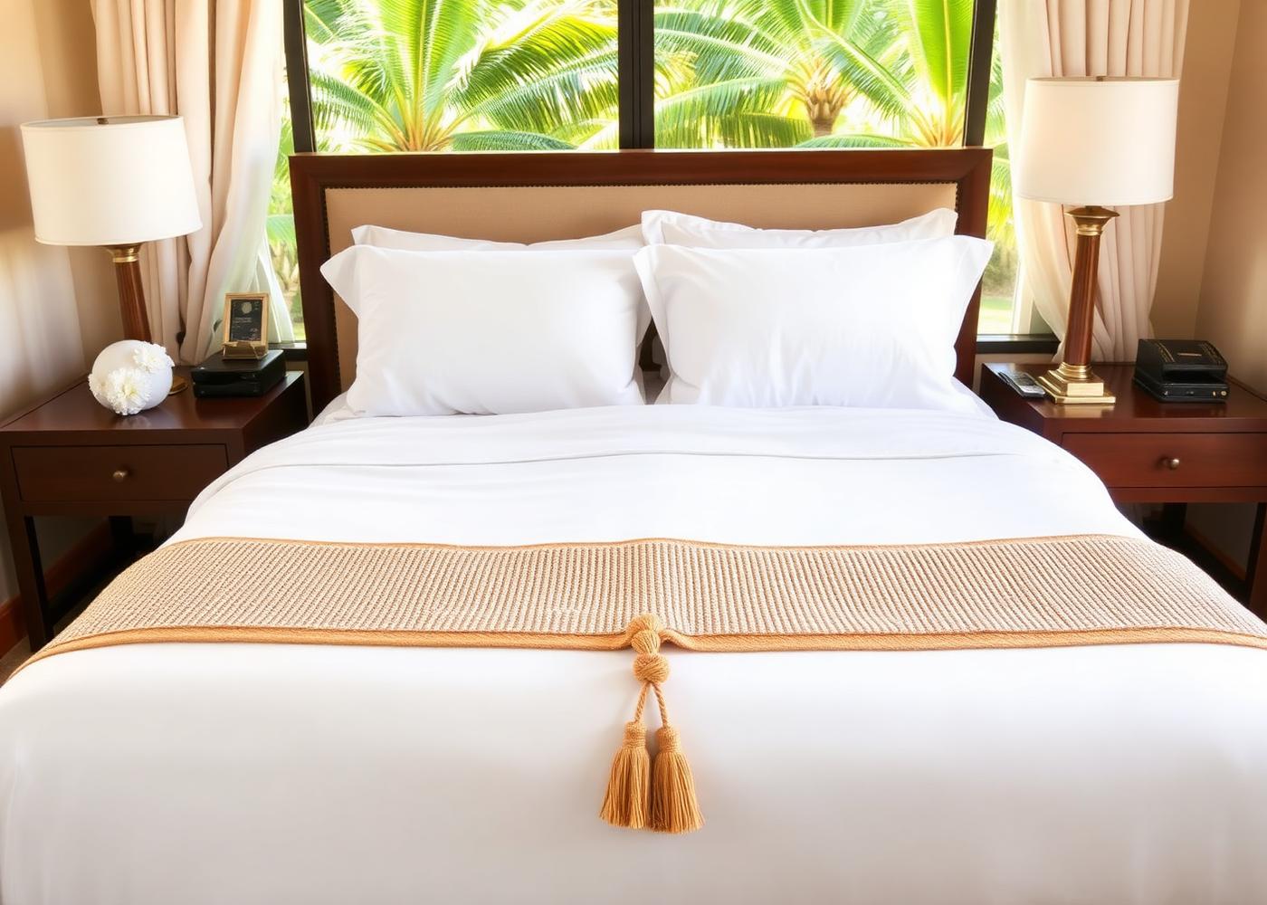 The Resort bed runner styling